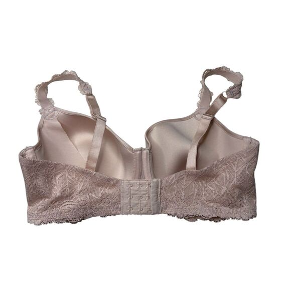 Wacoal Vivid Encounter Lace-Trim Contour Bra 853395 Beige Underwire Size 36DD - Picture 5 of 7